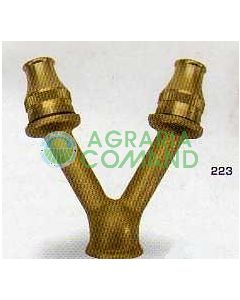 Pulverizador bifurcado