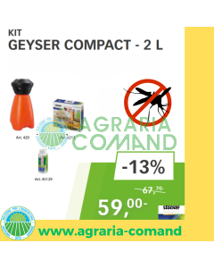 KIT Geyser compact 2 l Stocker promo KIT Geyser compact 2 l Stocker promo