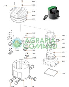 Despiece piezas de recambio Hydro 4 Claber 90839