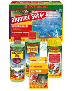SERA POND ALGOVEC SET 2 CONTRA ALGAS EN SUSPENSIÓN
