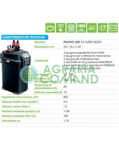 Filtro externo Pratiko 300 Silent