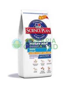 HILL'S CANINE MATURE ADULT SENIOR 7+ MINI 1 KG.