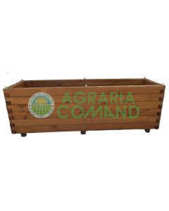 JARDINERA DE MADERA DE ALERCE CM. 120 x 40