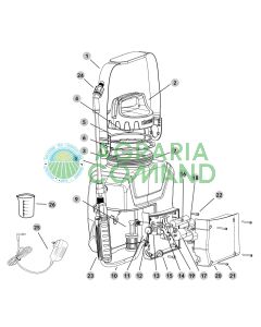 Lista de piezas de recambio para la bomba Stocker Thalia, art. 401 y 402