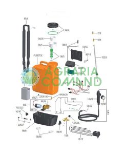 Despiece de las piezas de repuesto de la bomba Volpi Elettroplus