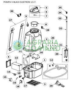 Despiece de piezas de recambio