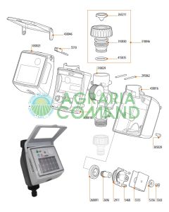 Despiece piezas de recambio programador 8497 Claber