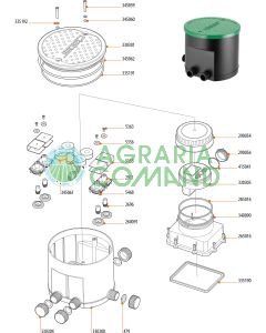 Despiece piezas de recambio Hydro 4 Claber 90829