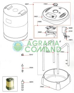 Recambios Claber Aqualux 8062