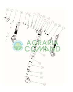 Despiece de las piezas de recambio de las tijeras Archman Fe08-32