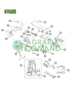 Despiece de piezas de recambio
