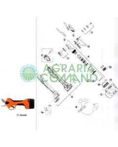 Despiece de las tijeras