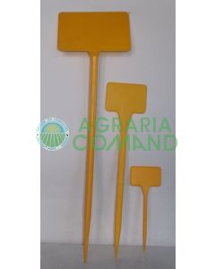 etiquetas amarillas para plantas