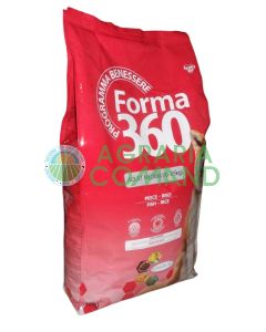 Forma360 Perro pescado y arroz mediano adulto 12 kg.