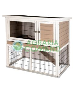 Conejera Lucky para conejos enanos de madera