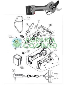 Lista de recambios Tijeras Volpi KV390