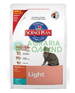 HILL'S SCIENCE PLAN FELINE ADULT LIGHT CON ATÚN SECO
