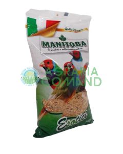 Pienso completo para aves exóticas Manitoba 1 kg.