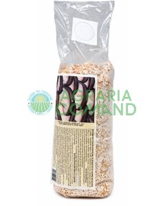 Micelio fresco de Pleurotus ostreatus sobre cereales colonizados, en una bolsa de 2,5 litros, para el cultivo de setas de ostra sobre paja