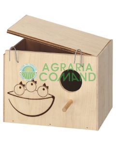 Nido de pájaros de madera