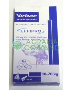 EFFIPRO SPOT ON 10- 20 KG.  4 PIPETAS