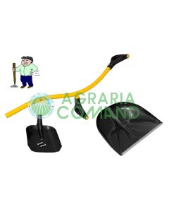 Kit 2 palas metálicas de plástico