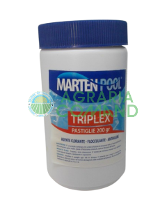 Pastillas de 200 g para piscinas Triplex MartenPool