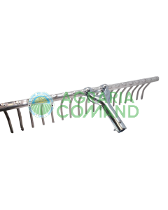 Rastrillo de aluminio 18 dientes
