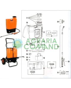 Despiece de piezas de recambio