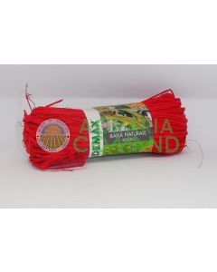 Rafia roja natural
