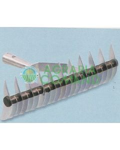 Rastrillo aireador de césped doble