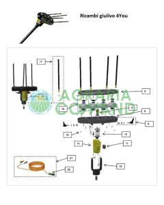 Despiece Agitador Giulivo 4You Volpi