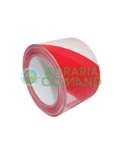 Rollo de señales blanco rojo