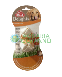 Pack de snacks para perros 8en1 Delicias Bolas de Pollo (Pequeño)