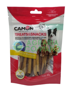 Camon Treats & Snacks Salmón y Bacalao pack de comida para perros