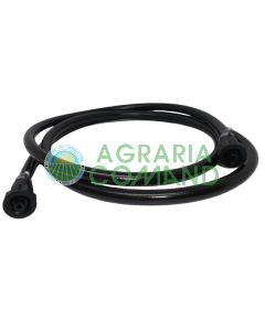 Manguera negra con conexiones para bombas de cintura