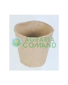Maceta de fibra de turba de 8 cm. 12 piezas