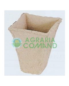 Pote de fibra de turba 10 piezas