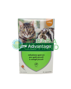 VENTAJA 40 gatos y conejos &lt;4 kg