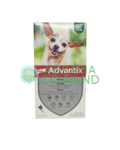 ADVANTIX para perros de hasta 4 kg.