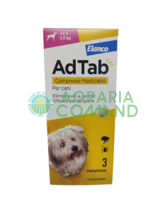 ADTAB perros 2,5-5,5 kg - Comprimidos masticables