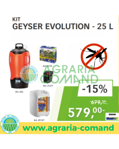 géiser evolution kit 25 L Stocker mosquito stop