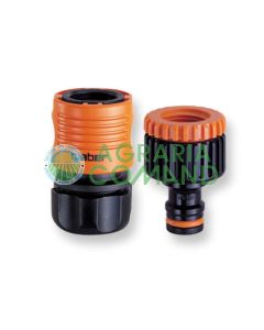 JUEGO DE LLAVES DE VASO + RACORES 8591 + 8606