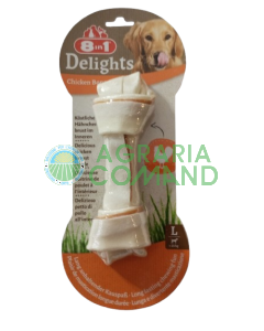 pack snack para perros 8en1 Delicias Hueso de Pollo (grande) unid. 1