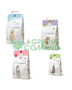 Arena natural biodegradable para mascotas