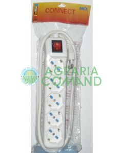 TOMA MÚLTIPLE BIVALENTE DE 5 POLOS