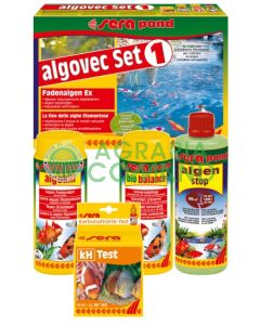 SERA POND ALGOVEC SET 1 CONTRA ALGAS FILAMENTOSAS