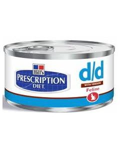 HILL'S PRESCRIPTION DIET FELINE D/D WET LATA GR.156