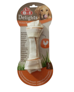 pack snack para perros 8en1 Delicias Hueso de Pollo (grande) unid. 1