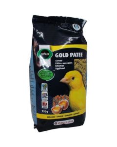 Orlux Gold Pateè amarillo para canarios y pájaros exóticos 250 g.